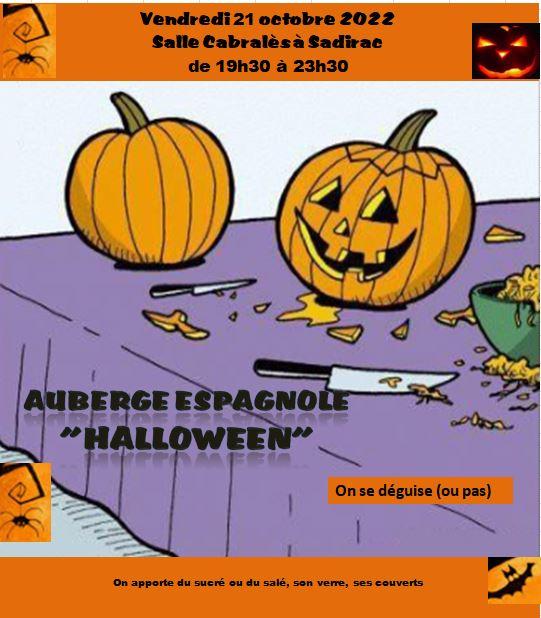 Auberge espagnole halloween
